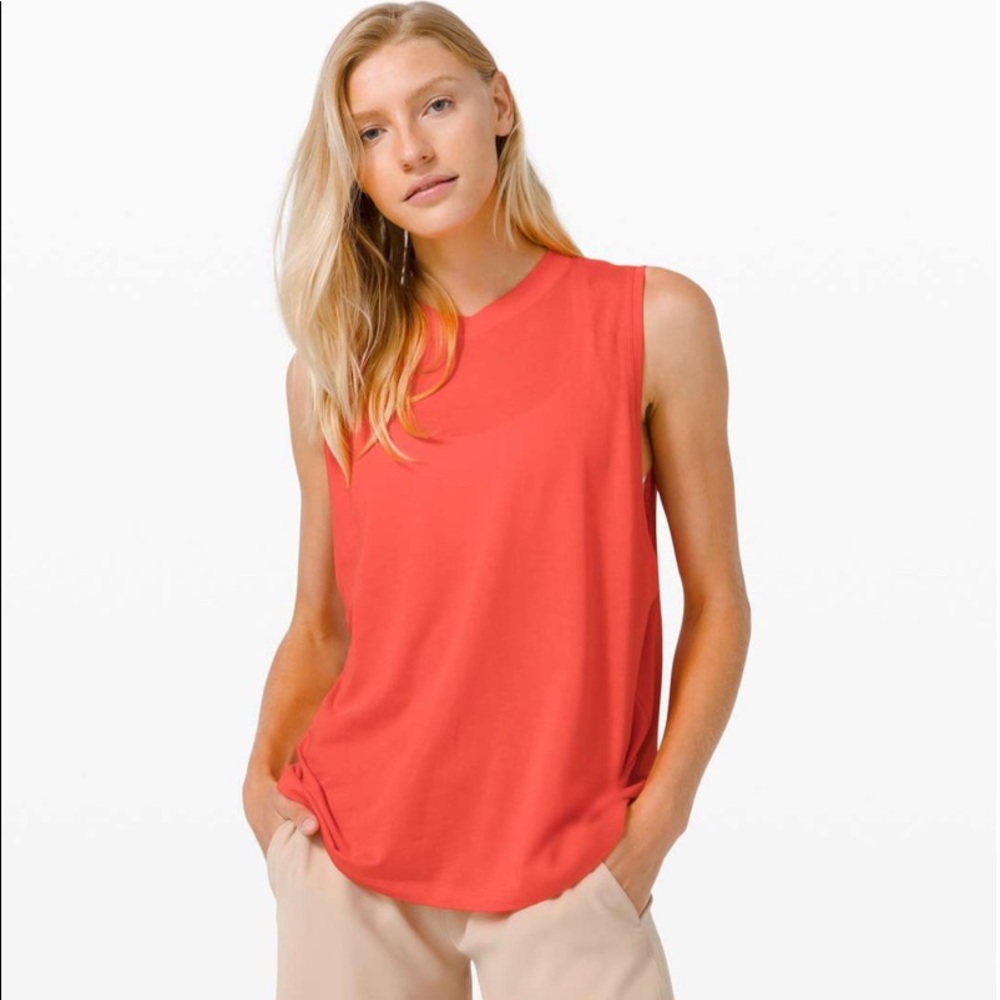 Lululemon All Yours Boyfriend Tank
Carnation Red NWT